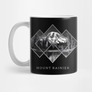 Geometric Mt. Rainier National Park Souvenir Mug